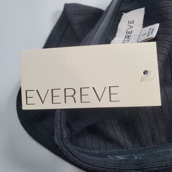 Evereve Evie Rib Tube Top Women Size Large NWT Removable Straps Square Neckline - Picture 8 of 13
